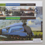 2004 first day covers - Classic Locomotives The Mallard silver £5 pounds coin cover UK Westminster Right