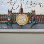 2007 first day covers Act of Union 300th anniversary silver proof £2 coin cover UK Westminster Obverse