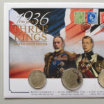 2011 first day covers - 1936 The Year Of Three Kings silver coins cover - UK - Left