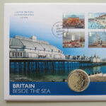 2014 First Day Covers - Britain Beside The Sea Silver 1oz Britannia Coin Cover - UK - Westminster Left