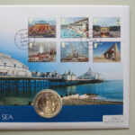 2014 First Day Covers - Britain Beside The Sea Silver 1oz Britannia Coin Cover - UK - Westminster Right