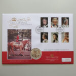 2014 First Day Covers - The Queen's Official Birthday 1oz Silver Britannia Coin Cover UK Westminster Face