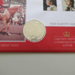 2014 First Day Covers - The Queen's Official Birthday 1oz Silver Britannia Coin Cover UK Westminster Obverse