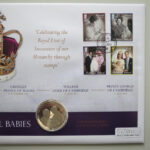 2014 First Day Covers - The Royal Babies Silver $5 Coin Cover - Falkland Islands - Right