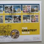 2014 First Day Covers – Tour De France Silver 10 Euros Coin Cover – Isle of Man - Right
