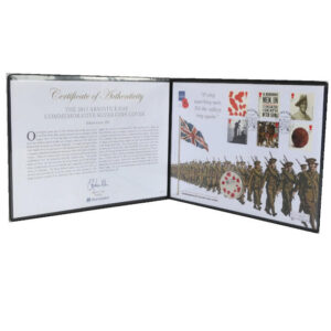 2015 First Day Covers - Armistice Day Silver Proof £5 Coin Cover - UK - Westminster Folder