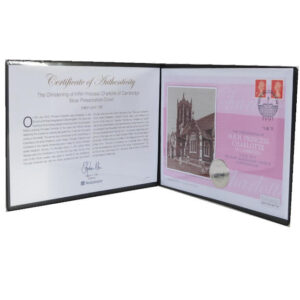 2015 First Day Covers - Christening of Princess Charlotte Silver £5 Coin Cover - UK - Westminster Folder