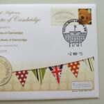 2015 First Day Covers - Royal Baby Silver Medal Cover - UK - Westminster Right