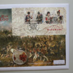 2015 First Day Covers - The Battle of Waterloo Silver Proof £5 Coin Cover - UK - Westminster Right