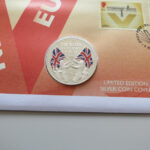 2015 First Day Covers - VE Day 70th Anniversary Silver Proof £5 Coin Cover - UK Westminster Obverse