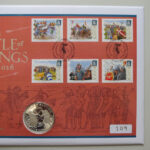 2016 First Day Covers - Battle of Hastings 950th Anniversary £5 Coin Cover Alderney Westminster Right