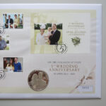 2016 First Day Covers - Duke of Cambridge Wedding Anniversary Silver £5 Coin Cover - Jersey Westminster Right