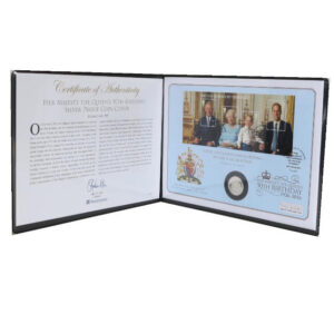 2016 First Day Covers - Her Majesty The Queen's 90th Birthday Silver Proof Coin Cover - UK Westminster Folder