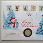 2016 First Day Covers - Merry Christmas Silver Proof £20 Coin Cover - UK Westminster Left