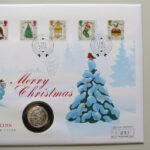 2016 First Day Covers - Merry Christmas Silver Proof £20 Coin Cover - UK Westminster Right