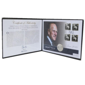 2016 First Day Covers - Prince Philip 95th Birthday Silver £5 Coin Cover - UK Westminster Folder