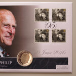 2016 First Day Covers - Prince Philip 95th Birthday Silver £5 Coin Cover - UK Westminster Right