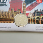 2016 First Day Covers - Rule Britannia Brexit 1oz Fine Silver Britannia £2 Coin Cover - UK - Westminster Obverse