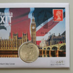 2016 First Day Covers - Rule Britannia Brexit 1oz Fine Silver Britannia £2 Coin Cover - UK - Westminster Right