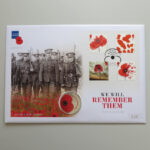 2017 First Day Covers - Remembrance Day Silver Proof £5 Coin Cover - UK Westminster Face