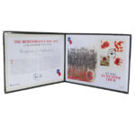 2017 First Day Covers - Remembrance Day Silver Proof £5 Coin Cover - UK Westminster Folder