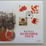 2017 First Day Covers - Remembrance Day Silver Proof £5 Coin Cover - UK Westminster Right