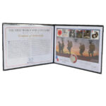 2018 First Day Covers - The First World War Centenary £5 Silver Proof Coin Cover - UK Westminster Folder