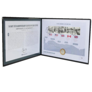 2019 First Day Covers - D-Day Landings 75th Anniversary Silver Proof £2 Coin Cover - UK Westminster Folder