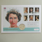2019 First Day Covers - Her Majesty In Service 1oz Fine Silver Britannia Coin Cover - UK Westminster Face
