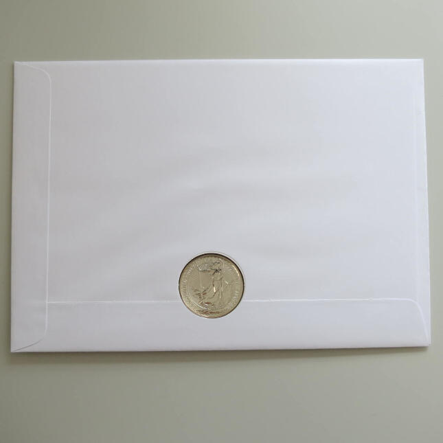 2019 First Day Covers - Her Majesty In Service 1oz Fine Silver Britannia Coin Cover - UK Westminster Reverse