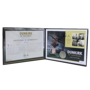 2020 First Day Covers - Dunkirk 80th Anniversary Silver Proof £5 Coin Cover - UK Westminster Folder