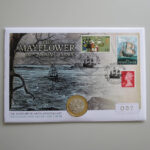 2020 First Day Covers - The Mayflower 400th Anniversary Silver Proof £2 Coin Cover - UK Westminster Face