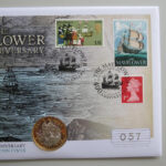 2020 First Day Covers - The Mayflower 400th Anniversary Silver Proof £2 Coin Cover - UK Westminster Right