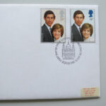 1981 First Day Covers - Royal Wedding Prince of Wales and Lady Diana Crown Coin Cover - UK Royal Mint - Left