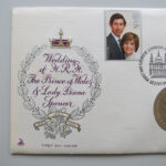 1981 First Day Covers - Wedding of Prince of Wales and Lady Diana Crown Coin Cover UK - Left