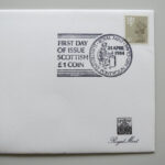 1984 First Day Covers - New Scottish £1 Brilliant Uncirculated Coins Coin Cover UK Royal Mint - Right