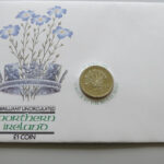 1986 First Day Covers - Northern Ireland Brilliant Uncirculated £1 One Pound Coin Cover - UK Royal Mint - Obverse