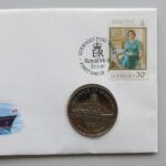 1989 First Day Covers - Royal Visit Guernsey £2 Pounds Coin Cover - Guernsey Post Office Right