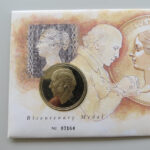 1995 First Day Covers - Birth of William Wyon Bicentenary Medal Cover - UK Royal Mint Left