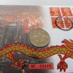 1997 First Day Covers - Hong Kong Handover $5 Dollars Coin Cover - UK Royal Mail Obverse