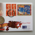 1997 First Day Covers - Hong Kong Handover $5 Dollars Coin Cover - UK Royal Mail Right