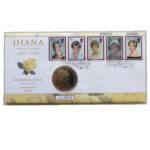 1999 First Day Covers - Diana Princess of Wales Memorial £5 Pounds Coin Cover - UK Royal Mail Face