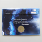 2000 First Day Covers - The Millennium Moment £5 Pounds Coin Cover - UK Royal Mail Back