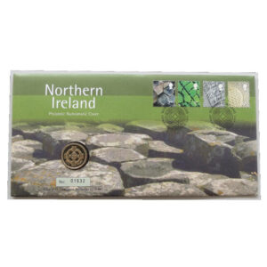 2001 First Day Covers - Northern Ireland £1 Pound Coin Cover - UK Royal Mail Face