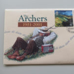 2001 First Day Covers - The Archers 50th Anniversary Medal Cover - UK Royal Mail Left