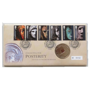 2003 First Day Covers - Posterity 250 Years of the British Museum Medal Cover - UK Royal Mail Face