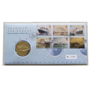 2004 First Day Covers - Spanning The Oceans Medal Cover - UK Royal Mail Face