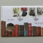 2005 First Day Covers - The Written Word 50p Pence Coin Cover - UK Royal Mail Left