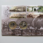 2006 First Day Coin Cover - Isambard Kingdom Brunel 2x £2 Pounds Coin PNC Cover - UK FDC Royal Mail Left