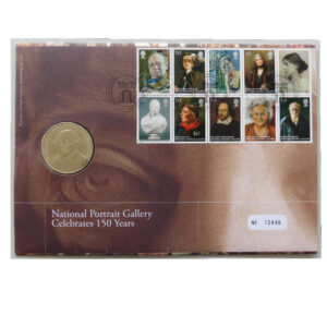 2006 First Day Medal Cover - National Portrait Gallery Medallion PNC Cover - UK FDC Royal Mail Face